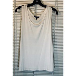 Eileen Fisher Woman 100% Silk Scoop Neck Cami Tank in Cream, Size 2X, Like New